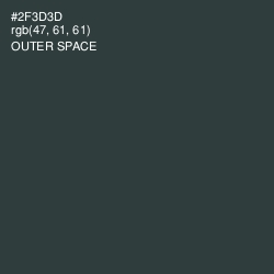 #2F3D3D - Outer Space Color Image